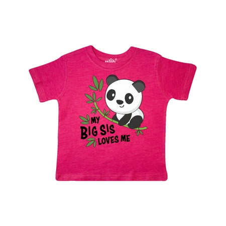 Inktastic My Big Sis Loves Me- cute panda Gift Toddler Boy or Toddler Girl T-Shirt
Inktastic My Big Sis Loves Me- cute panda Gift Toddler Boy or Toddler Girl T-Shirt
