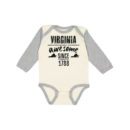 Inktastic Virginia Awesome Since 1788 Gift Baby Boy or Baby Girl Long Sleeve Bodysuit
Inktastic Virginia Awesome Since 1788 Gift Baby Boy or Baby Girl Long Sleeve Bodysuit
