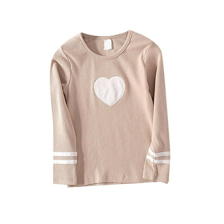 Bjutir Casual Long Sleeve Tops For Toddler Spring And Fall New Long Sleeved Embroidered Heart Shaped Stretch Thread T Shirt Fashion Top
Bjutir Casual Long Sleeve Tops For Toddler Spring And Fall New Long Sleeved Embroidered Heart Shaped Stretch Thread T Shirt Fashion Top