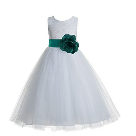 EkidsBridal White Floral Lace Heart Cutout Flower Girl Dresses Baptism First Communion Dresses 172T
EkidsBridal White Floral Lace Heart Cutout Flower Girl Dresses Baptism First Communion Dresses 172T