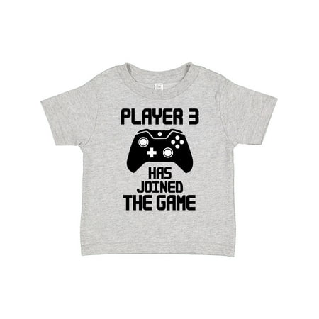 Inktastic Player 3 Has Joined the Game Gift Toddler Boy or Toddler Girl T-Shirt