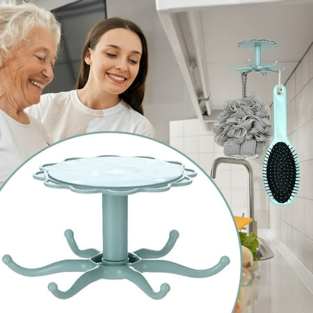 WEPRO 360 De Gree Rotatable Hook Six Cl Aw Kitchen Storage Wall Hanging Free Punching Seamless Hanger Strong Glue Hook
WEPRO 360 De Gree Rotatable Hook Six Cl Aw Kitchen Storage Wall Hanging Free Punching Seamless Hanger Strong Glue Hook