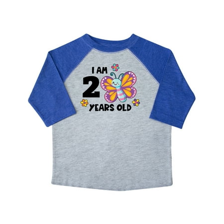 Inktastic I am 2 Years Old Cute Smiling Butterfly with Flowers Gift Toddler Toddler Girl T-Shirt 
Inktastic I am 2 Years Old Cute Smiling Butterfly with Flowers Gift Toddler Toddler Girl T-Shirt