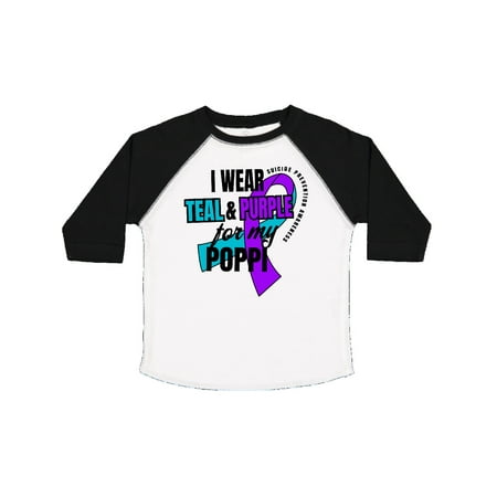 Inktastic Suicide Prevention I Wear Teal and Purple for My Poppi Gift Toddler Boy or Toddler Girl T-Shirt
Inktastic Suicide Prevention I Wear Teal and Purple for My Poppi Gift Toddler Boy or Toddler Girl T-Shirt