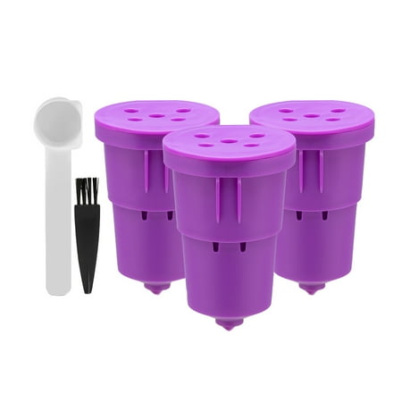 3 Pcs Refillable Coffee Filter Cup Reusable Coffee Pod Filled Capsule Compatible with 1.0 K Cup Coffee Makers B
3 Pcs Refillable Coffee Filter Cup Reusable Coffee Pod Filled Capsule Compatible with 1.0 K Cup Coffee Makers B