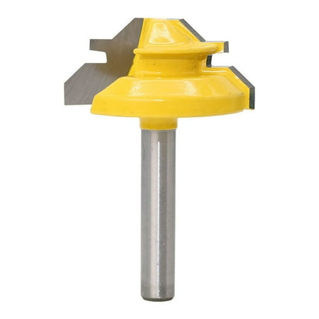 GLFSIL 1/4 Tungsten Router Bit Shank Lock Miter Tool for Woodworking Heat Resistant
GLFSIL 1/4 Tungsten Router Bit Shank Lock Miter Tool for Woodworking Heat Resistant