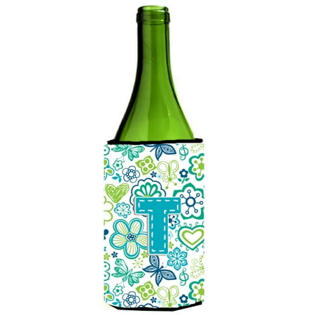Caroline s Treasures CJ2006-TLITERK Letter T Flowers and Butterflies Teal Blue Wine Bottle Hugger Wine Bottle multicolor
Caroline s Treasures CJ2006-TLITERK Letter T Flowers and Butterflies Teal Blue Wine Bottle Hugger Wine Bottle multicolor