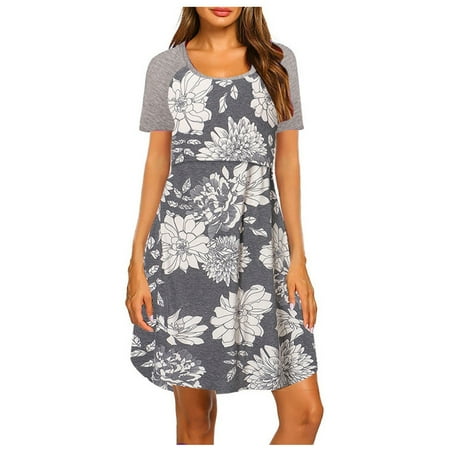 asdoklhq Maternity Clothes for Women Clearance Pregnant Short Sleeves Print Patchwork Breastfeeding Dress
asdoklhq Maternity Clothes for Women Clearance Pregnant Short Sleeves Print Patchwork Breastfeeding Dress