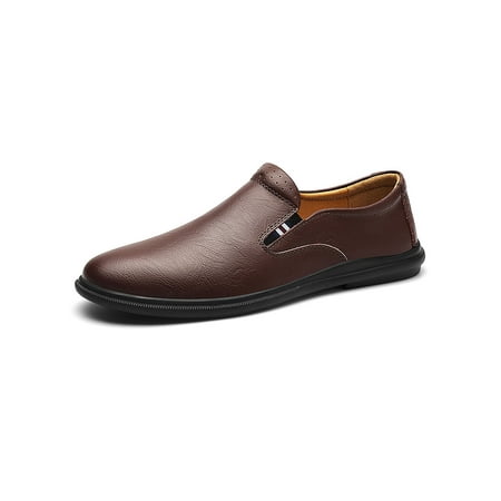 Woobling Men Loafers Business Flats Formal Dress Shoes Party Leather Shoe Anti-Slip Slip On Lightweight Dark Brown 8.5
Woobling Men Loafers Business Flats Formal Dress Shoes Party Leather Shoe Anti-Slip Slip On Lightweight Dark Brown 8.5