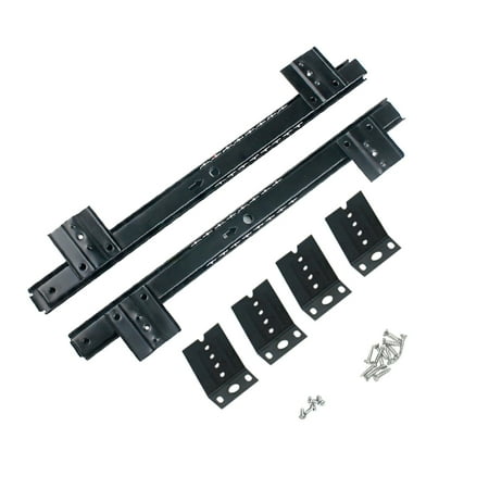 1pair Keyboard Bracket Hardware Crane Smooth Drawer Slide Rail Computer Desk