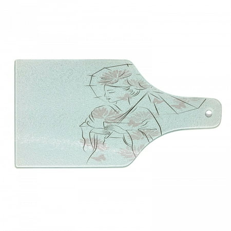 Umbrella Girl Cutting Board Style Geisha Girl with Floral Details Decorative Tempered Glass Cutting and Serving Board in 3 Sizes by Ambesonne
Umbrella Girl Cutting Board Style Geisha Girl with Floral Details Decorative Tempered Glass Cutting and Serving Board in 3 Sizes by Ambesonne