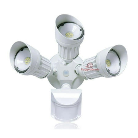 30 Watt Lacuna II Series LED Motion Sensor Flood Light - 3 300 Lumens - 180 Degree Sensor - 3000K - White Housing
30 Watt Lacuna II Series LED Motion Sensor Flood Light - 3 300 Lumens - 180 Degree Sensor - 3000K - White Housing