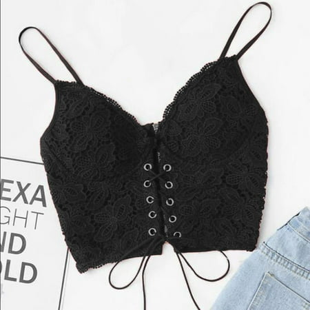 〖TOTO〗Intimates For Women Sling Eyelet Lace Up Sleeveless Spaghetti Strap Zip Back Crop Camisole Underwear
〖TOTO〗Intimates For Women Sling Eyelet Lace Up Sleeveless Spaghetti Strap Zip Back Crop Camisole Underwear