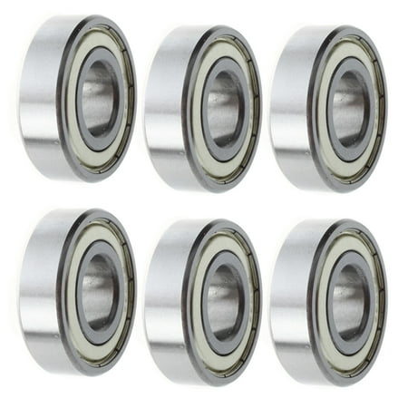 6X 6203Z Deep Groove Double Metal Metric Ball 17 x 40 x 12mm
