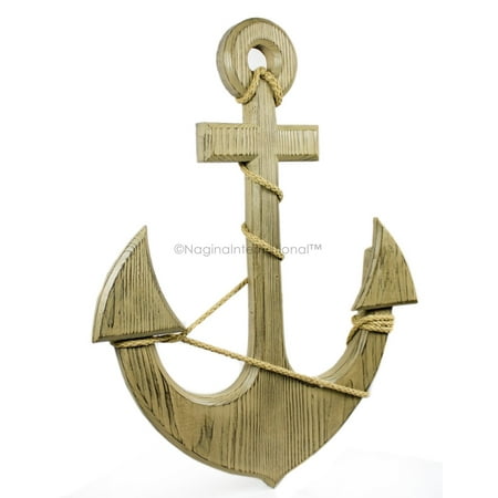 Wooden Wall Anchor Torched - 12 Inches - Antique Light Brown
Wooden Wall Anchor Torched - 12 Inches - Antique Light Brown