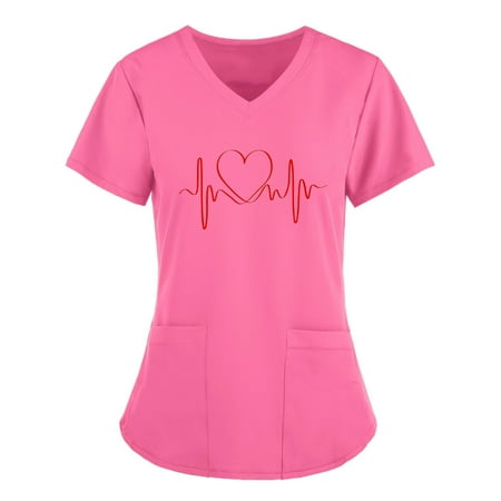 Women Scrub_Top Working Uniform Blouse Short Sleeve V-Neck Workwear T-Shirt with Pocket Comfy Tops XXXL
Women Scrub_Top Working Uniform Blouse Short Sleeve V-Neck Workwear T-Shirt with Pocket Comfy Tops XXXL