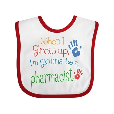 Inktastic Pharmacist Future Gift Baby Boy or Baby Girl Bib