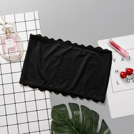ALSLIAO Anti-Glare Lace Wrap Chest Tube Top Invisible Bust Vest Strapless Underwear Front Lace Black 40-60kg
ALSLIAO Anti-Glare Lace Wrap Chest Tube Top Invisible Bust Vest Strapless Underwear Front Lace Black 40-60kg