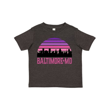 Inktastic Baltimore Maryland Gifts Retro Sunset Skyline Gift Toddler Toddler Girl T-Shirt
Inktastic Baltimore Maryland Gifts Retro Sunset Skyline Gift Toddler Toddler Girl T-Shirt