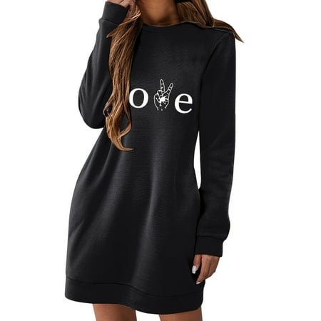 Valentine s Day Women Casual Dresses Round Neck Sweatshirt Long Sleeve Mini Dress Valentines Gift For Womens Love Sweatshirt 2023 Womens Summer Nightgown
Valentine s Day Women Casual Dresses Round Neck Sweatshirt Long Sleeve Mini Dress Valentines Gift For Womens Love Sweatshirt 2023 Womens Summer Nightgown