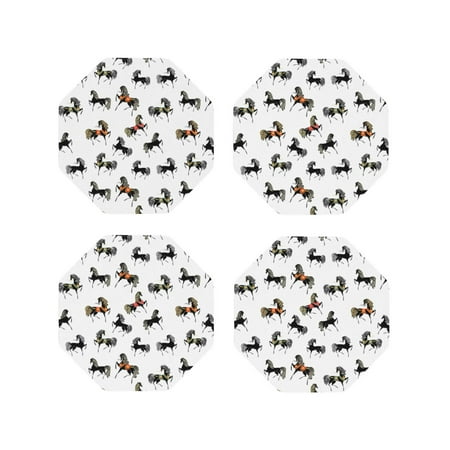 Drink Coasters Set of 4 Cartoon Cool Horse Black White Leather Coasters for Coffee Table Protector Heat Resistant Cute Coasters for Home Decor Housewarming Gifts Bar Kitchen 4 Inch Octagon
Drink Coasters Set of 4 Cartoon Cool Horse Black White Leather Coasters for Coffee Table Protector Heat Resistant Cute Coasters for Home Decor Housewarming Gifts Bar Kitchen 4 Inch Octagon