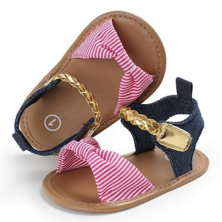 Caitzr Baby Sandals Striped Polka Dot Bowknot Cute Cool Comfortable Breathable Toddler Shoes
Caitzr Baby Sandals Striped Polka Dot Bowknot Cute Cool Comfortable Breathable Toddler Shoes