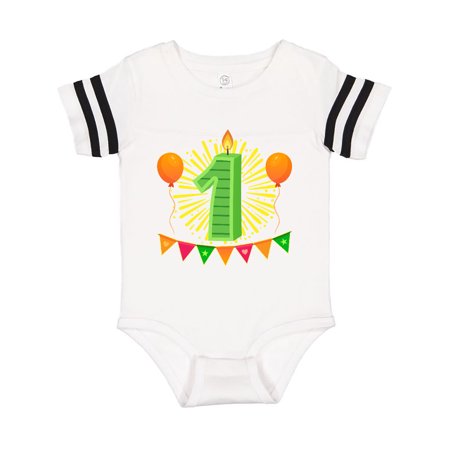 Inktastic First Birthday Party Outfit Candle Gift Baby Boy or Baby Girl Bodysuit
Inktastic First Birthday Party Outfit Candle Gift Baby Boy or Baby Girl Bodysuit