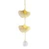 Crystal Windchime Dream Catchers Windbell Chandelier Decor (Ginkgo Biloba)