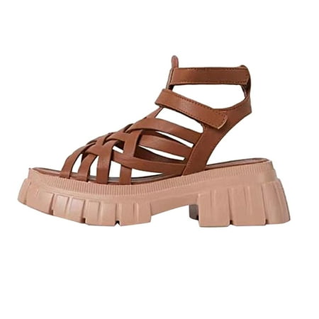 Fashion Women s Casual Shoes Breathable Thick-soled Outdoor Leisure Sandals Pu Brown sandals for Women
Fashion Women s Casual Shoes Breathable Thick-soled Outdoor Leisure Sandals Pu Brown sandals for Women