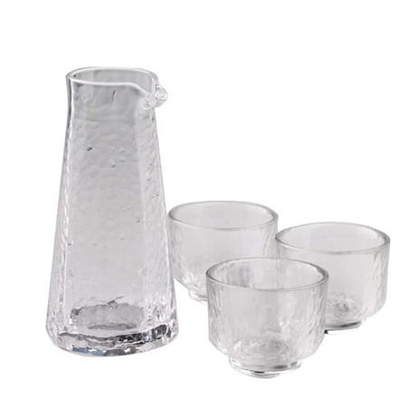 Panda Superstore EM-HOM367228011-SUMMER00317 A Set of Japanese Clear Short Glass Sake Bottle & Cups - A Multi Color
Panda Superstore EM-HOM367228011-SUMMER00317 A Set of Japanese Clear Short Glass Sake Bottle & Cups - A Multi Color