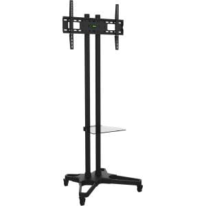 Ematic Black Mobile TV Stand and Mount for 37"-55" Screens