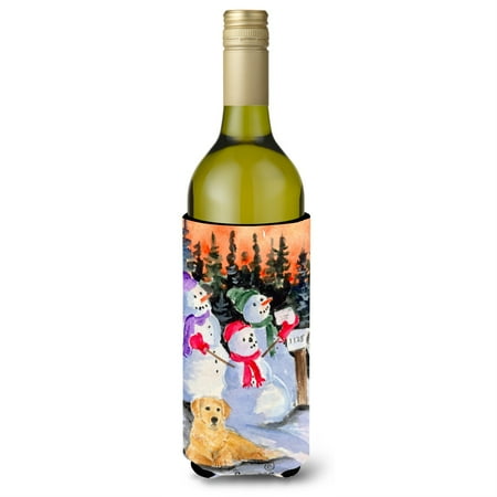 Snowman with Golden Retriever Wine Bottle Beverage Insulator Beverage Insulator Hugger SS8989LITERK
Snowman with Golden Retriever Wine Bottle Beverage Insulator Beverage Insulator Hugger SS8989LITERK