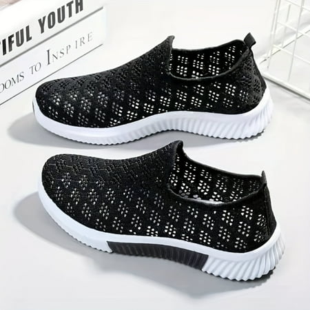 SHENZHSIDAJIANWK Breathable Women‘s Flat Summer Mesh Sneakers for Casual Sports Slip-On Walking Shoes for Comfortable Wear
SHENZHSIDAJIANWK Breathable Women‘s Flat Summer Mesh Sneakers for Casual Sports Slip-On Walking Shoes for Comfortable Wear