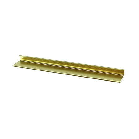 CRL DV607BGA Brite Gold Anodized 1/4 Aluminum L-Bar Extrusion 144 Stock Length