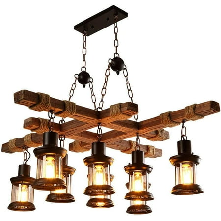 Oukaning 8-Light Farmhouse Pendant Light Chandelier Rustic Ceiling Lamp for Kitchen Dining Room Bar Restaurant
Oukaning 8-Light Farmhouse Pendant Light Chandelier Rustic Ceiling Lamp for Kitchen Dining Room Bar Restaurant