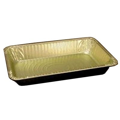 Pactiv Y6050XHEDK Black / Gold 346 Oz. Full Steam Table Pan - 40 / CS