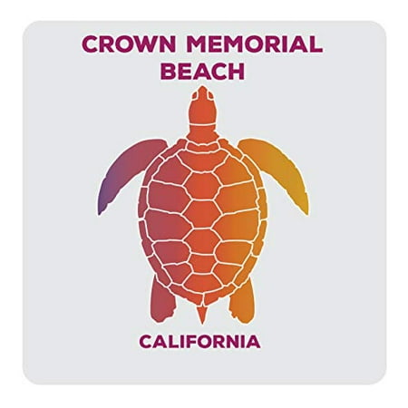 Crown Memorial Beach California Souvenir Acrylic Coaster 8-Pack Turtle Design
Crown Memorial Beach California Souvenir Acrylic Coaster 8-Pack Turtle Design