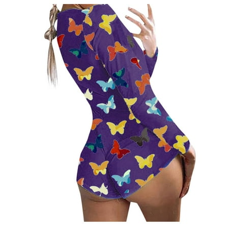Women Fashion Butterfly Printing Lounge Short Romper Cotton Long Sleeve Jumpsut Pantsuit Jumpsuits Harem
Women Fashion Butterfly Printing Lounge Short Romper Cotton Long Sleeve Jumpsut Pantsuit Jumpsuits Harem