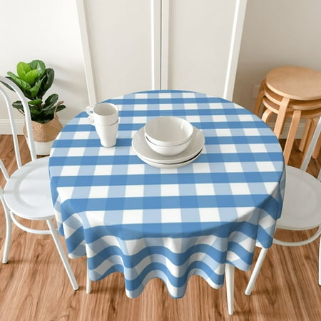 TEQUAN 60 Round Tablecloth Blue Classic Stripes Pattern Washable Polyester Table Cloth Waterproof Wrinkle Resistant Decorative Table Cover
TEQUAN 60 Round Tablecloth Blue Classic Stripes Pattern Washable Polyester Table Cloth Waterproof Wrinkle Resistant Decorative Table Cover