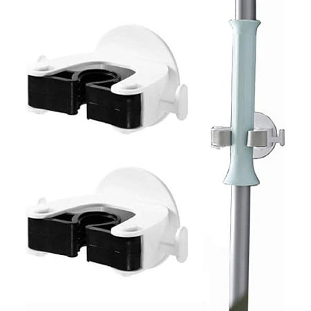 Egebert Broom and Mop Holder Wall Mounted Self Adhesive Mop Holder Broom Gripper Holds No Drilling Super Anti-Slip for Home Kitchen Garden Black 2 pcs
Egebert Broom and Mop Holder Wall Mounted Self Adhesive Mop Holder Broom Gripper Holds No Drilling Super Anti-Slip for Home Kitchen Garden Black 2 pcs