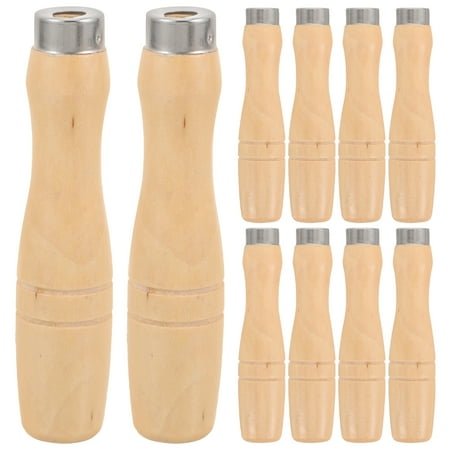 Voiceine 10pcs Wooden Handle for File Cutting Tool Craft Artwork Cutting DIY - 6.2MM Inner Hole
Voiceine 10pcs Wooden Handle for File Cutting Tool Craft Artwork Cutting DIY - 6.2MM Inner Hole