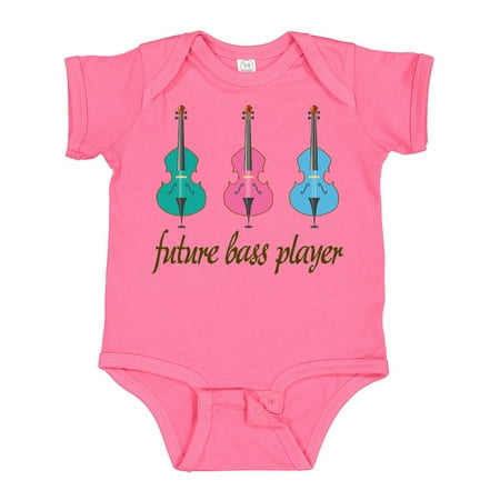 Inktastic Bass Player Kids Future Gift Baby Boy or Baby Girl Bodysuit