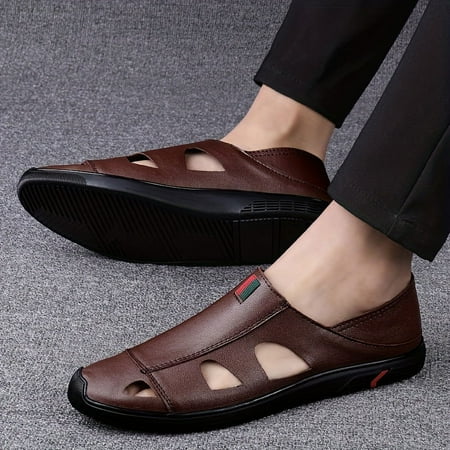 Men s Solid Breathable Anti-skid Stitching Casual Closed Toe Slip On Sandals Summer Beach Sandals For Outdoor
Men s Solid Breathable Anti-skid Stitching Casual Closed Toe Slip On Sandals Summer Beach Sandals For Outdoor