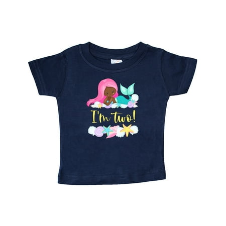 Inktastic I m 2 Mermaid with Pink Hair and Shells Gift Baby Boy or Baby Girl T-Shirt
Inktastic I m 2 Mermaid with Pink Hair and Shells Gift Baby Boy or Baby Girl T-Shirt