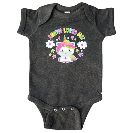 Inktastic Auntie Loves Me with Cute Rainbow Unicorn Gift Baby Boy or Baby Girl Bodysuit
Inktastic Auntie Loves Me with Cute Rainbow Unicorn Gift Baby Boy or Baby Girl Bodysuit
