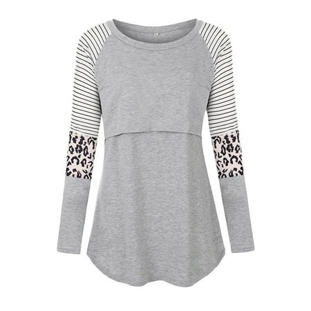 QIPOPIQ Maternity Clothes for Women Clearance Ladies Cotton Long Sleeve Breastfeeding Clothes Trendy Solid Color Leopard Print Hoodie Top
QIPOPIQ Maternity Clothes for Women Clearance Ladies Cotton Long Sleeve Breastfeeding Clothes Trendy Solid Color Leopard Print Hoodie Top