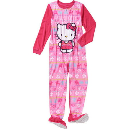 Komar Kids Big Girls' Hello Kitty Fleece Blanket Sleeper