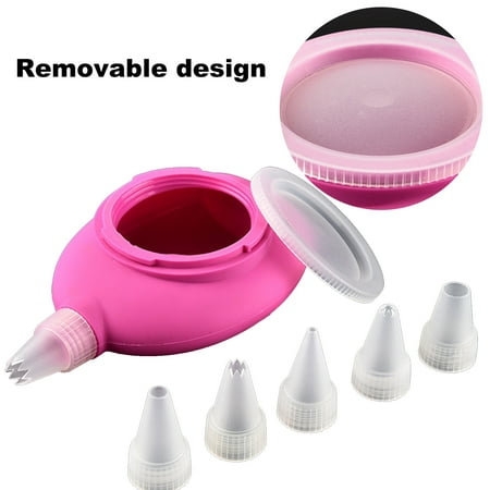 Kohagoki Macaron Pot,Large Pastry Pot with 4 Nozzle Tips Batter Dispenser Cake Decorating Supplies
Kohagoki Macaron Pot,Large Pastry Pot with 4 Nozzle Tips Batter Dispenser Cake Decorating Supplies