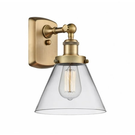 Innovations 916-1W-BB-G42 Large Cone 1 Light Sconce part of the Ballston Collection Brushed Brass
Innovations 916-1W-BB-G42 Large Cone 1 Light Sconce part of the Ballston Collection Brushed Brass