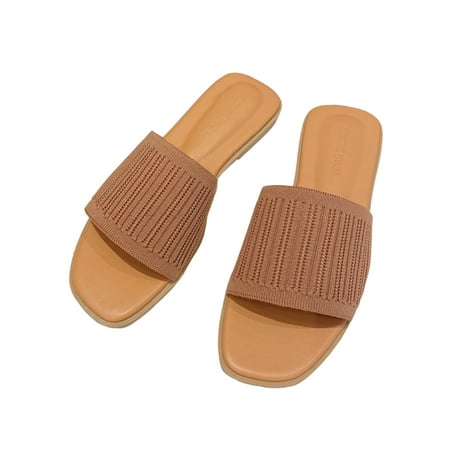 Daeful Womens Slide Sandal Mesh Flat Sandals Summer Slides Walking Peep Toe Casual Slip On Shoes Pink 5.5
Daeful Womens Slide Sandal Mesh Flat Sandals Summer Slides Walking Peep Toe Casual Slip On Shoes Pink 5.5